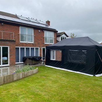 Black 6x3 Gazebo 2